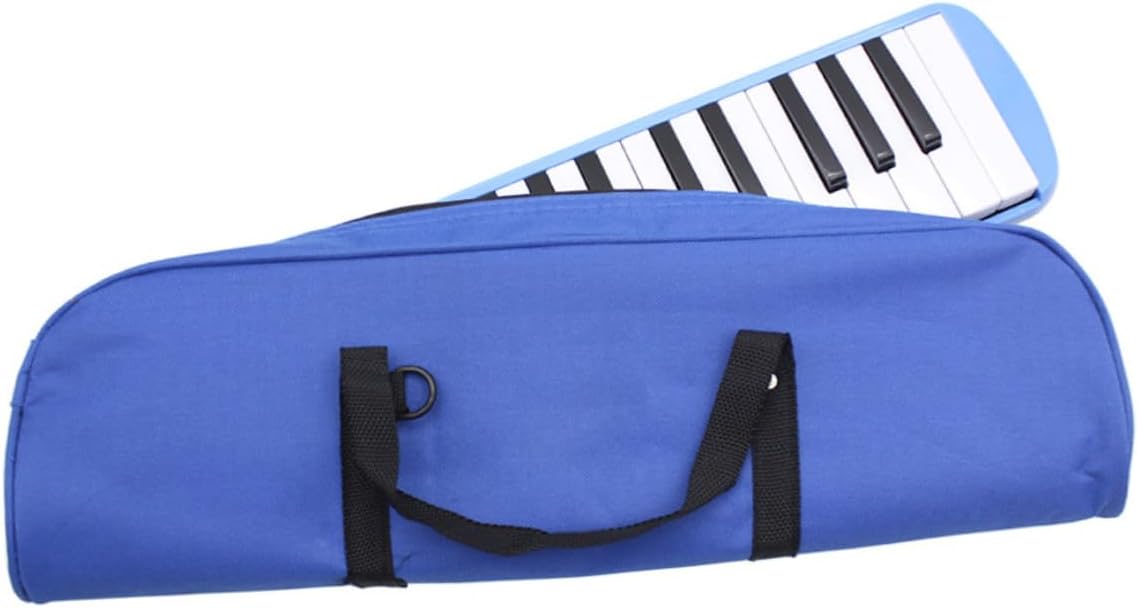 Totority Key Melodica Instrument with Soft Carrying Case Lightweight Piano Keyboard for Beginners Music Lovers Portable Blue