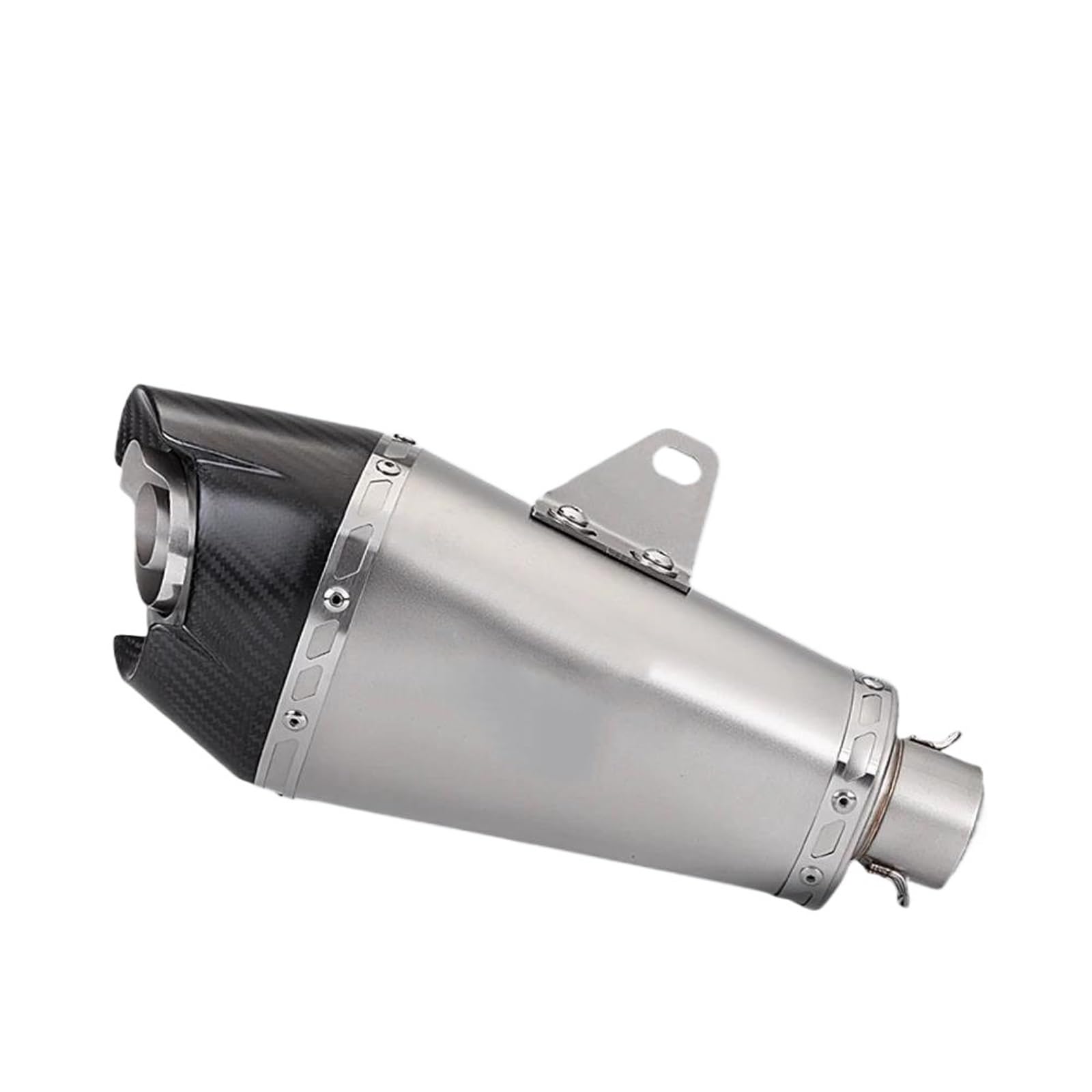 Uniwersalna rura wydechowa do motocykla 51 mm z włókna węglowego, tłumik do Kawasaki i Ninja400, części modyfikowane ze stali nierdzewnej