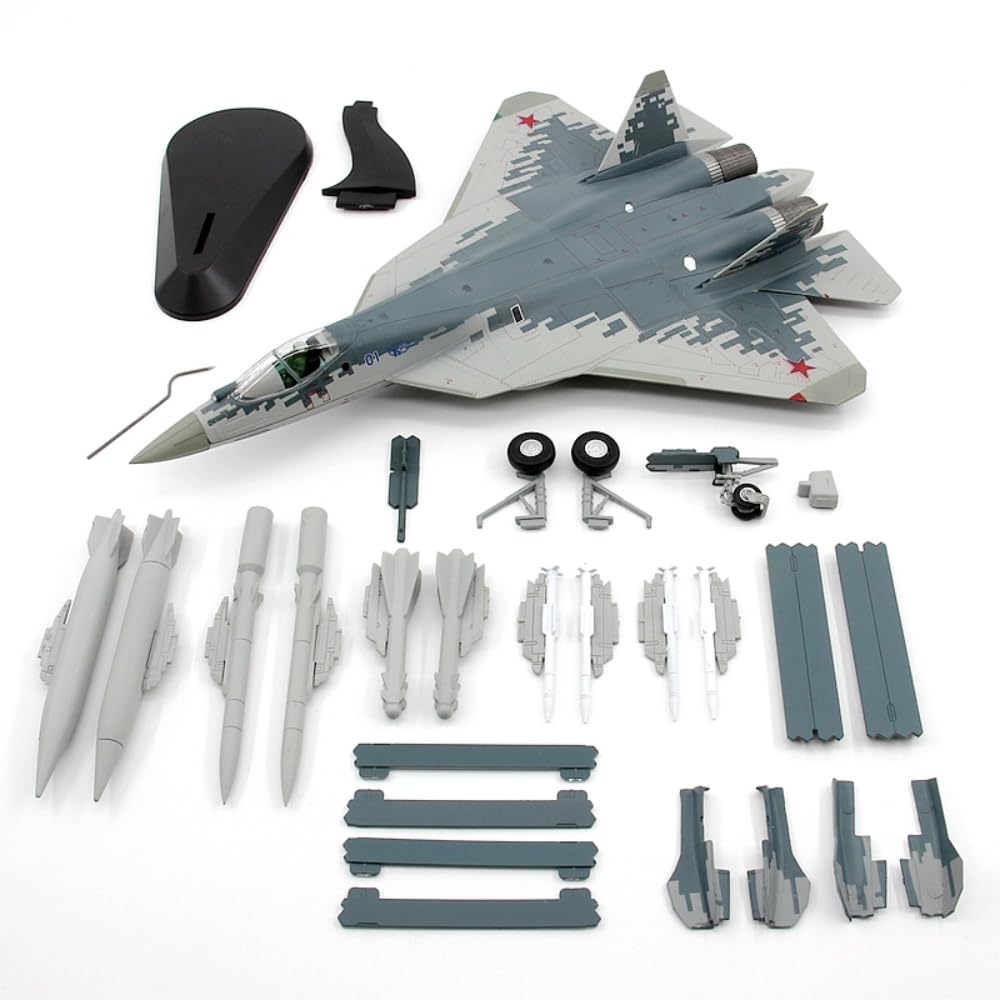 プラモデル完成機　1/72　STEALTH FIGHTER Amazon.co.jp: AZIZAT 1/72スケールロシア第5世代戦闘機SU-57