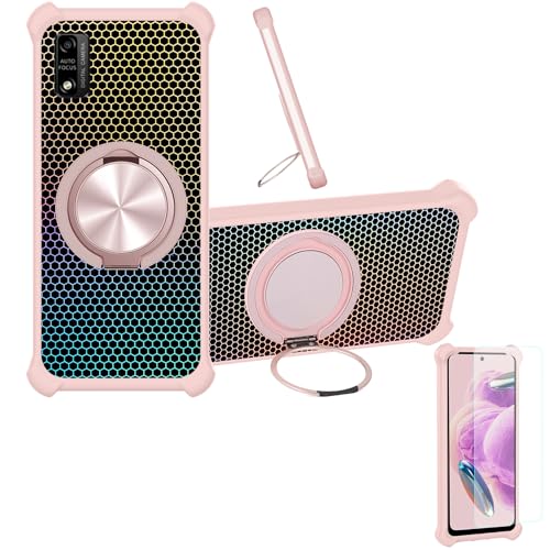 �Ή� Spc Smart Pro �P�[�X Phone Case [1�� 9H+�d�x���� �K���X�t�B����][360°��]���X�^���h�A�}�O�l�b�g��]CX-08-FEN