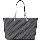 Michael Kors Jet Set Travel Chain Tote, Black