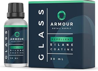 Armour Detail Supply - Glass Coating - Premium Hydrophobic Window Protection for Windshields, Side, and Rear Glass; Up to 2-3 Years Durability; Includes Applicator & Directions (30ml)