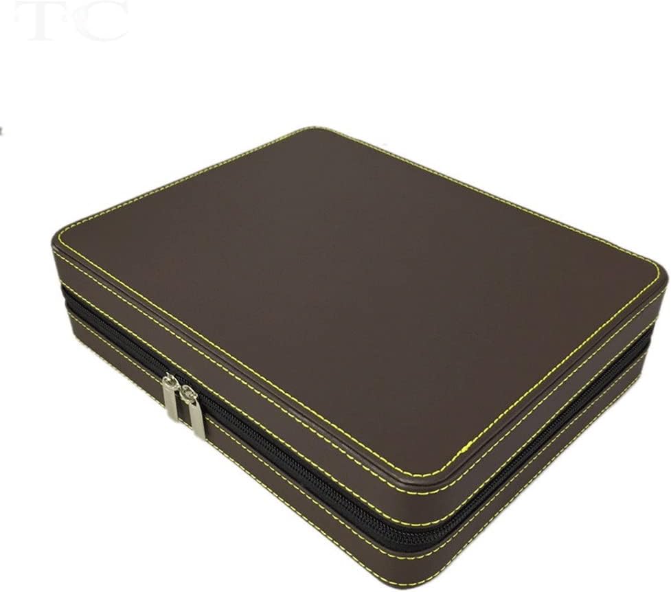Large Capacity Rings Storage Case Leather Velvet Jewelry Box Earring Organizer Business Jewelry Packaging(D)