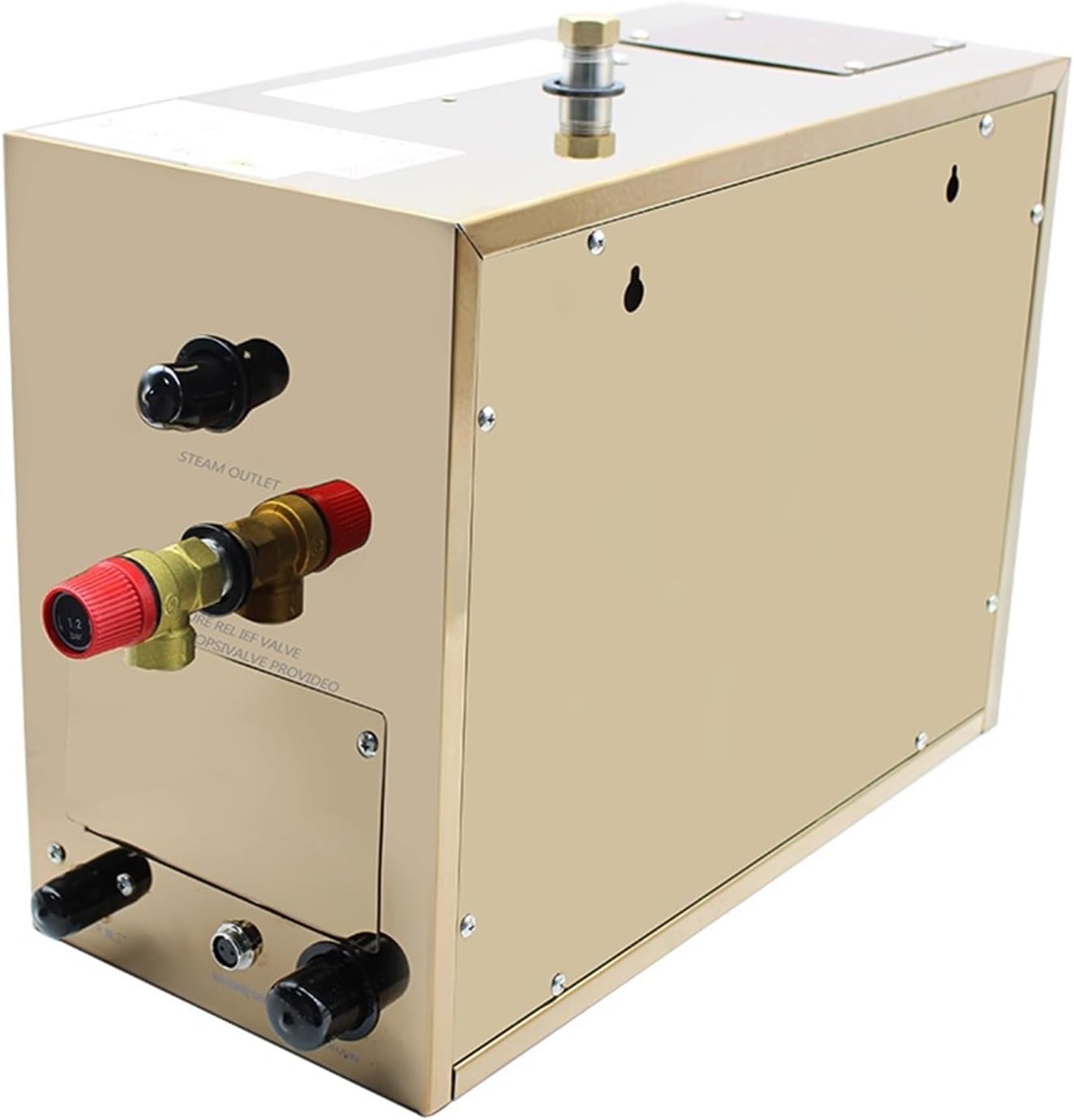Steam Shower Generator Kit, 9kw Automatic Stainless Steel Steam Generator, Automatic Descaling Sauna Room Steam Bath Machine for Spa Room Digital Controller for Home Commercial Use(9KW)