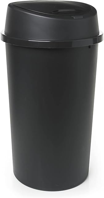 Tontarelli 50L Touch Top Bin Black