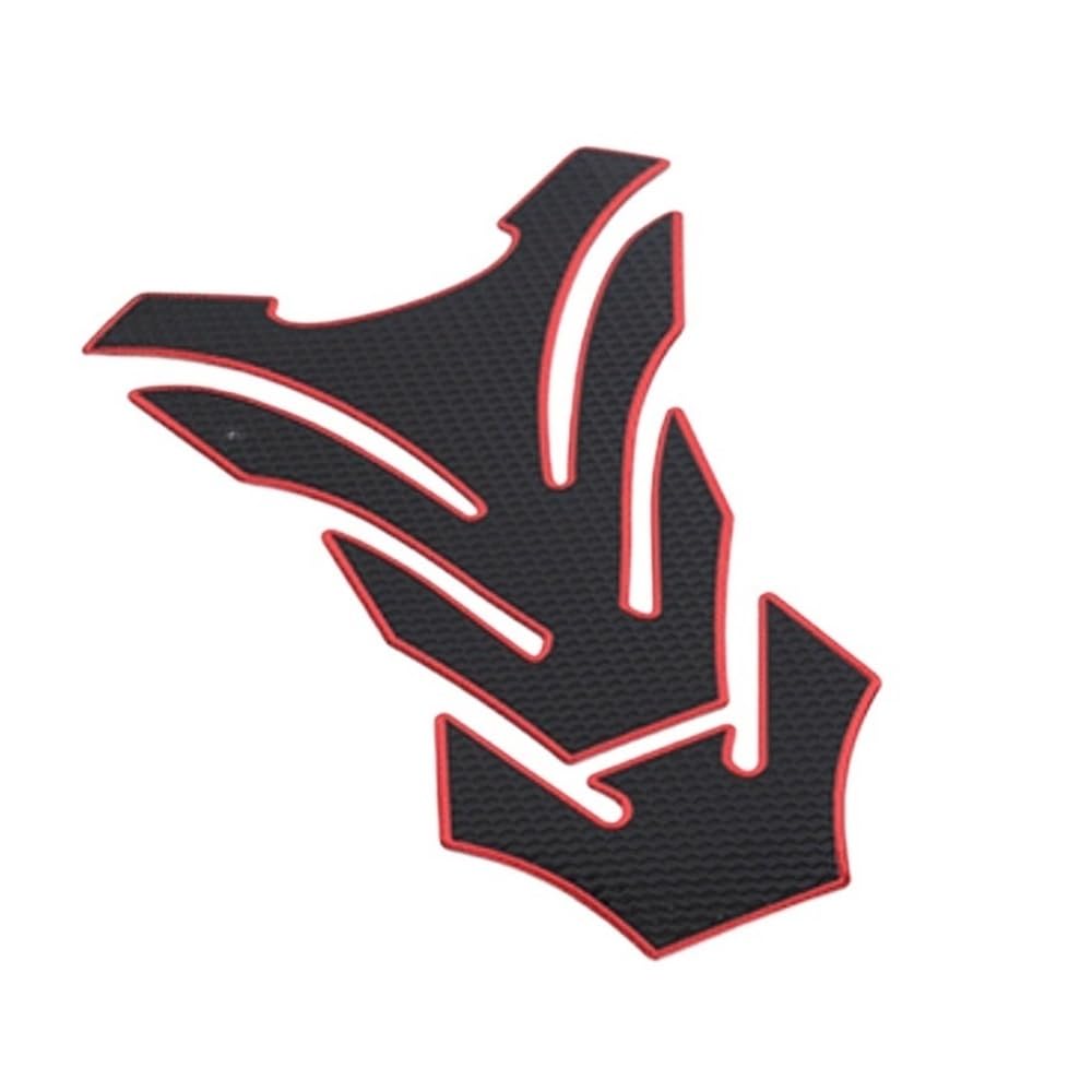 Gklyur C Motorcycle Fuel Tank Sticker Motorcycle Fish Bone Sticker Popularity Stylish Protector Sticker Gas Fuel Tank Protector Pad Over Tankpad Decal Arbon Fiber Pad
