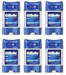 Gillette Clear Gel Cool Wave Antiperspirant Deodorant For Men 70ml, 48 Hour Invisible Sweat And Odour Protection, Invisible (Pack of 6)