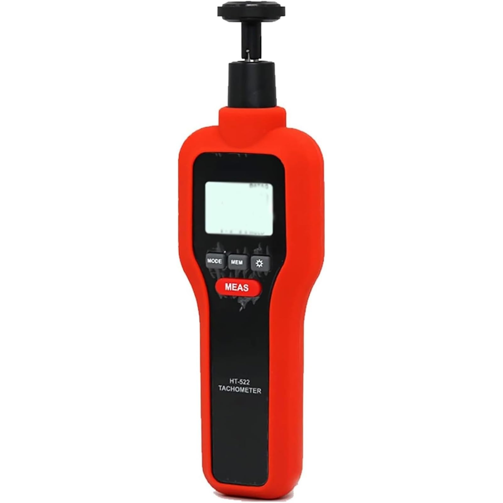 Generisch 2-in-1-Drehzahlmesser, kontaktbehafteter und berührungsloser Drehzahlmesser, großes LCD-Display, klare Messwerte, Kontaktbereich: 2–20.000 U/min, optoelektronischer Bereich: 2–99999 U/min