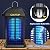 Bug Zapper Outdoor, 4200V Electric Mosquito Zapper, Bug Zapper Outdoor, Fly Traps, Fly Zapper, Mosquito Killer Indoor 3 Prong Plug, 90-130V, ABS Plastic Outer
