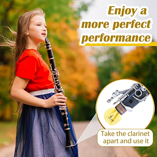 image for Yinder 4 Pcs Clarinet Swab Cloth Clarinet Cleaner Cleaning Cloth Swab 