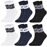 ❄Innenfrottee: Alle Socken sind vollfrottee und mit gut Thermo Effekt und halten die Füße bei kalten Temperaturen schön warm