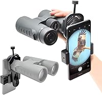 Vista 2 de Adaptador de Microscopio para Smartphone, Montura Universal para Teléfono y Telescopio, Funciona con Telescopio, Microscopio de Alcance, Monocular