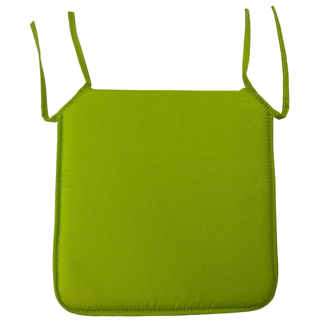 Acomoda Textil – Cojines para Silla de Espuma con Tela y Cintas de Sujeción 40x40 cm. Asiento Acolchado, Mullido y Cómodo para Interior y Exterior de Comedor, Jardín y Terraza. (Pistacho, 4 Unidades)