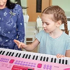 RenFox Clavier Électronique, Clavier de Piano Clavier Numérique 61 Touches Musique Clavier Portable Keyboard Piano pour… - Les Beatles, Paul McCartney, John Lennon, RIngo Starr, George Harrison RenFox Clavier Électronique, Clavier de Piano Clavier Numérique 61 Touches Musique Clavier Portable Keyboard Piano pour… – Image 3