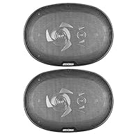 6x9" Triaxial Speakers 1.5" ASV Voice Coil Lightweight Polypropylene Cone 100 x 18 Magnet with Rubber Boot 35mm Dome Tweeter