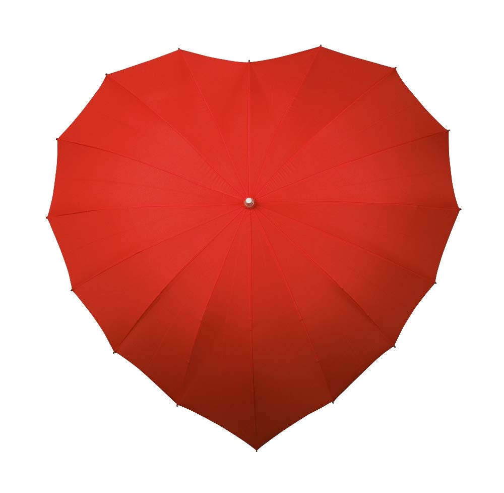 Von Lilienfeld Women's Red Von Lilienfeld® Umbrella Wedding Parasol Love Heart