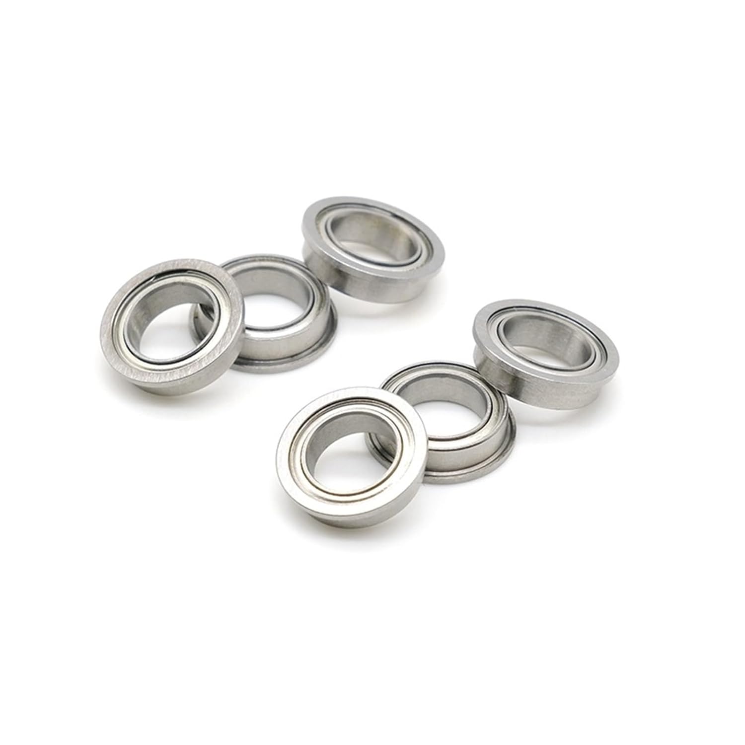 F6900ZZ フランジボールベアリング10x22x6mm 薄断面フランジベアリング 5個