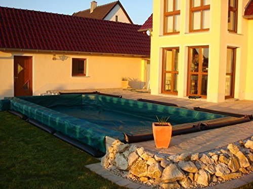Bavaria Wassersack Für Poolüberwinterung – 0,15 X 2,00 M, Schwarz, Mit Einfüllstutzen, Zur Befestigung Der PEB-Abdeckplane
