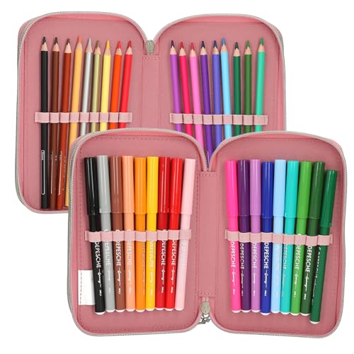Trousse à crayons triple Miss Melody pour ne plus perdre ses fournitures