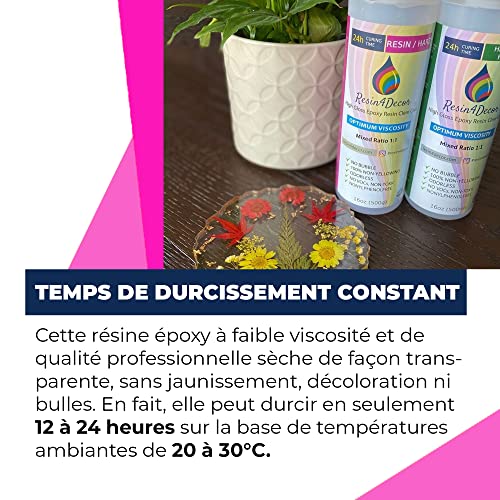 Resina Epóxica RESIN4DECOR 1:1 Inodora y No Tóxica 500ml - Fernando Cortés