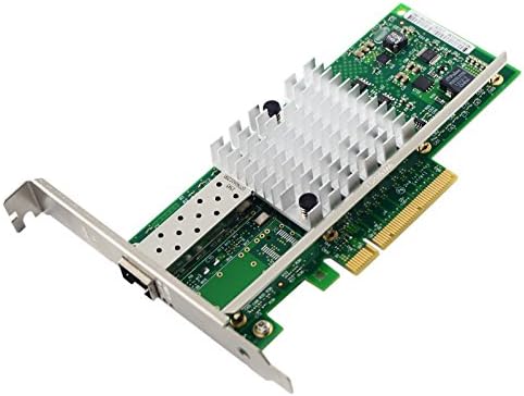 Tarjeta de red Intel 82599 X520-DA1 E10G41BTDA PCI-E x8 de 10 Gbps con puerto SFP+ único miniatura 3