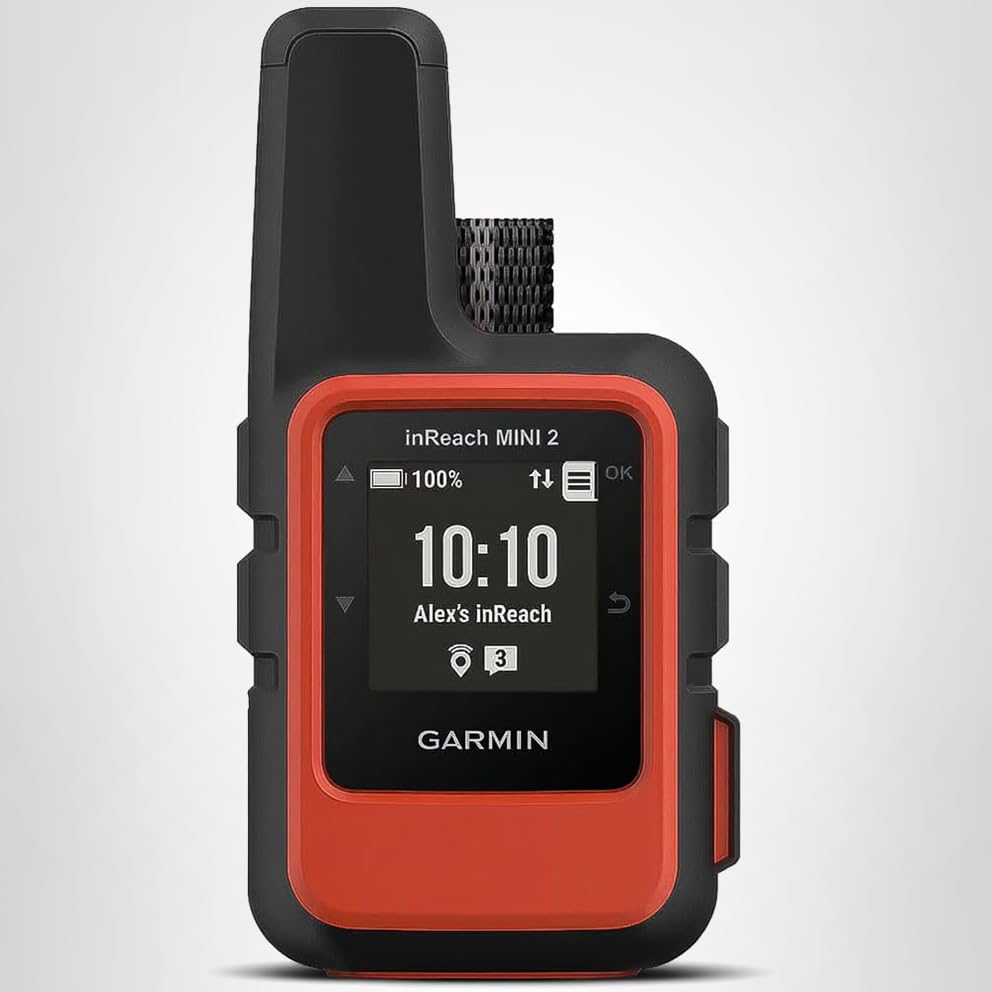 Garmin inReach Mini 2, Lightweight and Compact Satellite Communicator, Hiking Handheld, Black: Orange Garmin inReach Mini 2 Communicator