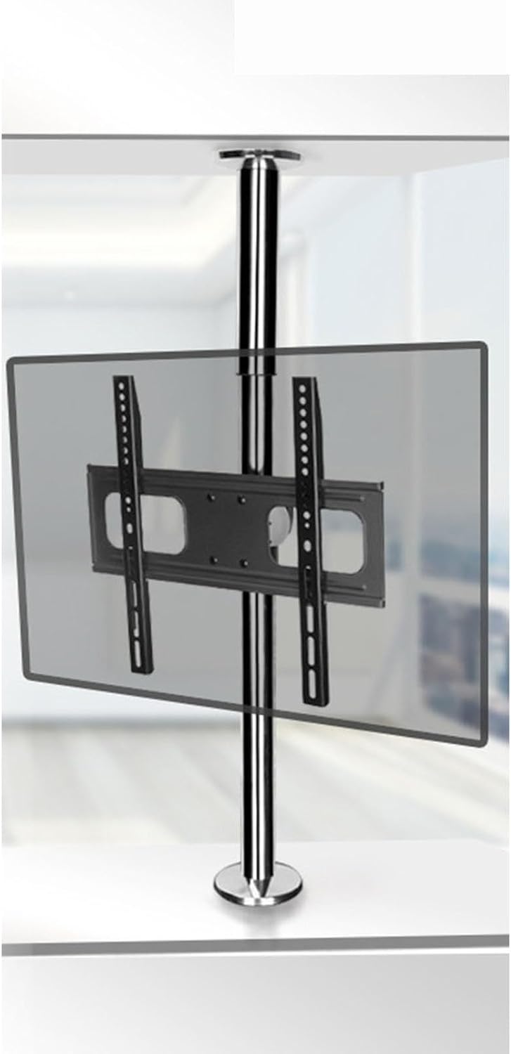 LCD TV Rotating Frame - 32-55 Inch Partition Rotating Hanger, LCD TV Partition Wall Bracket, Video Wall Rotating Base 360 Degree Rotating Bracket, Height Adjustable,86