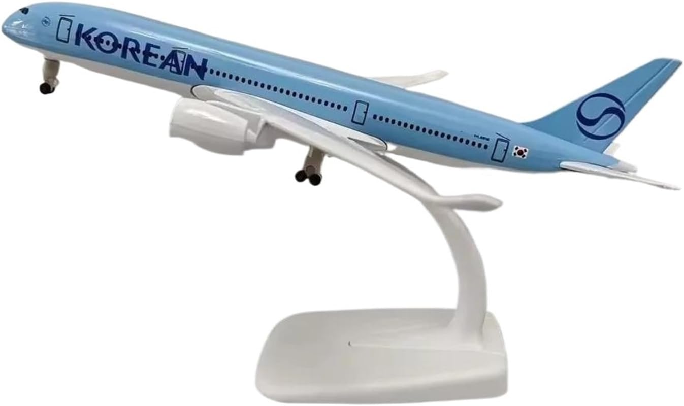 Miniature Scale 1 400 for Korean Airlines A350 Diecast Airplane Alloy Metal Simulation Plane Model Kit Collection Flying Toy Game Kits