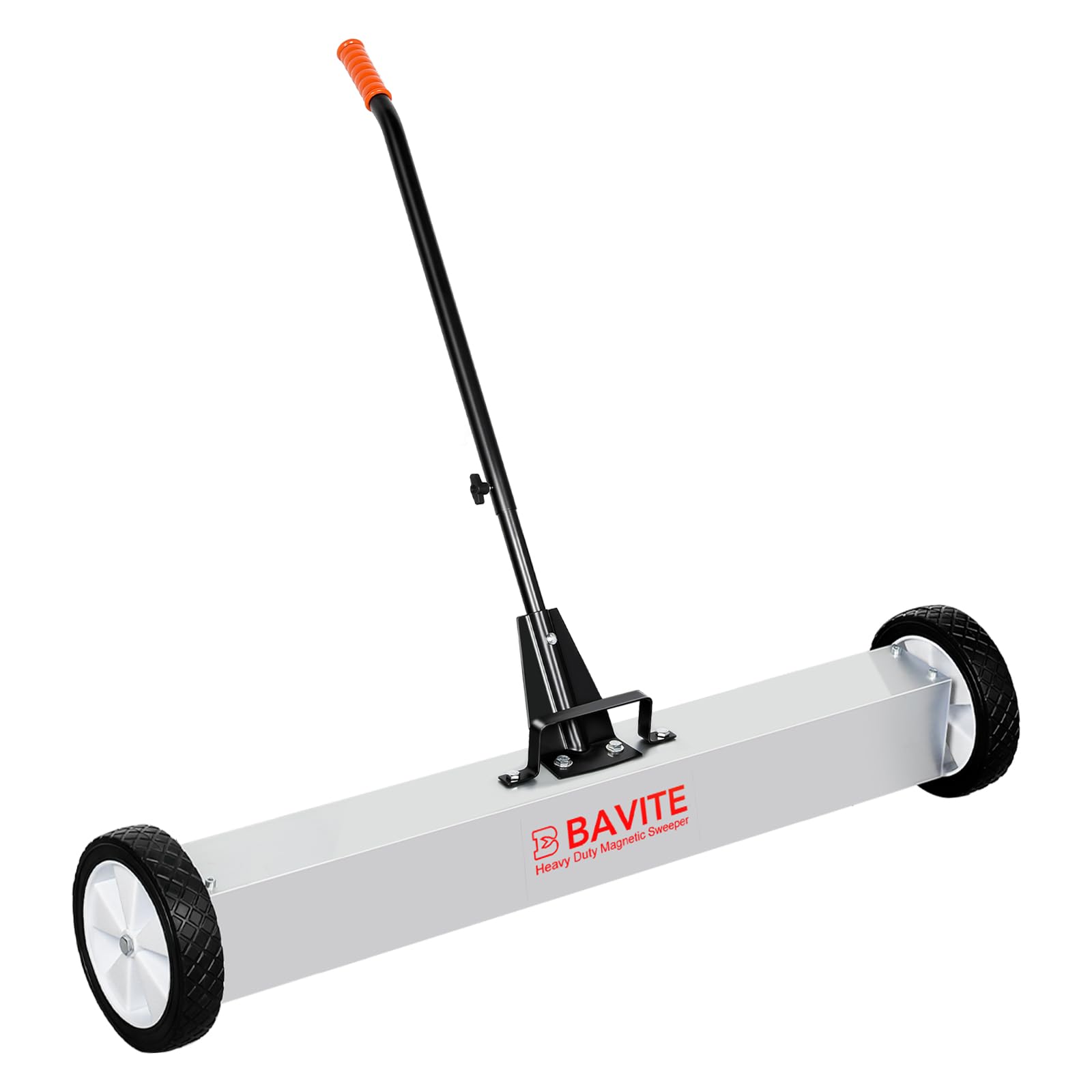 E BAVITE 55lbs Rolling Magnetic Sweeper with Wheels, Magnet Pickup Sweeper