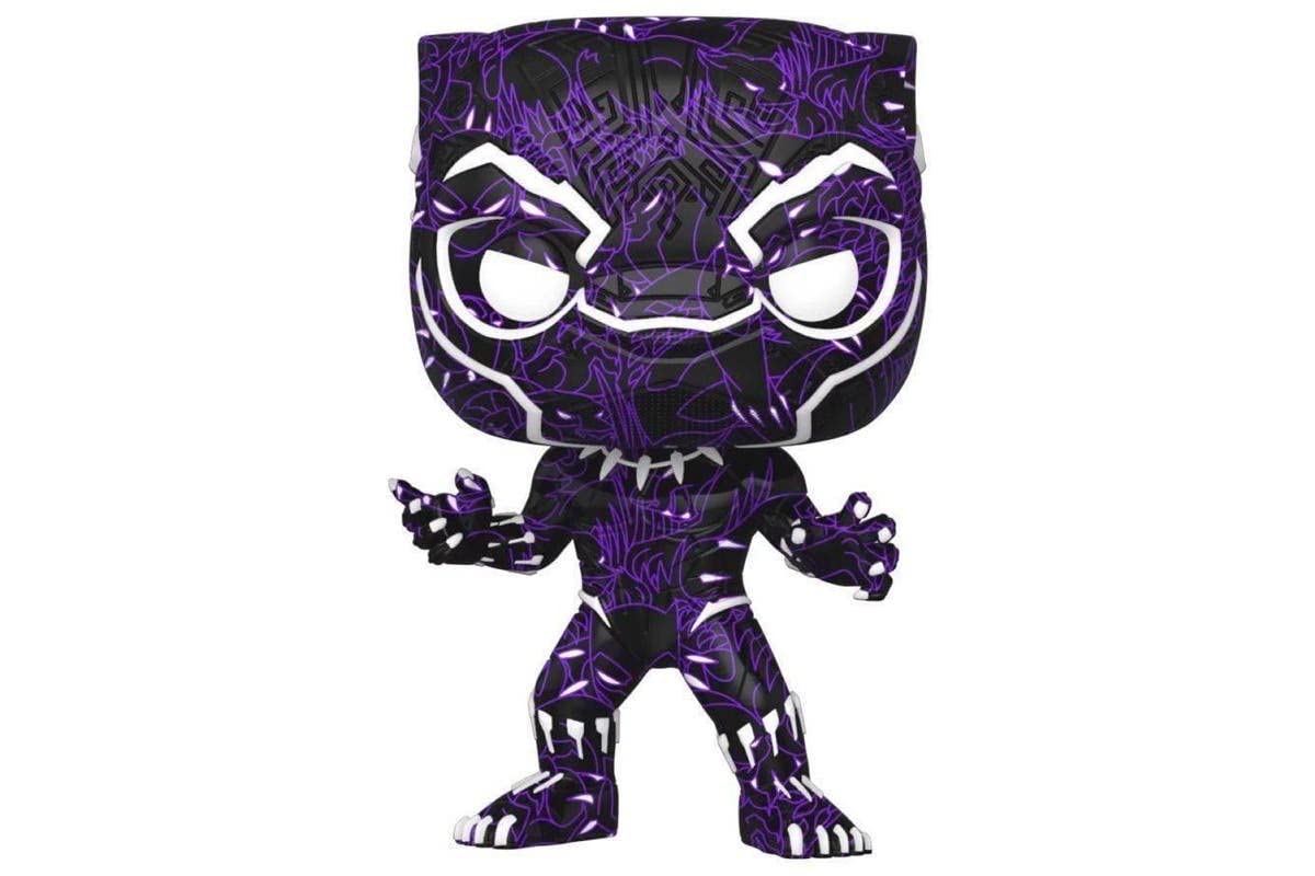 FUNKO - FUNKO POP ART SERIES ブラックパンサー マーベル Pop! Artist Series Black Panther with Pop! Protector