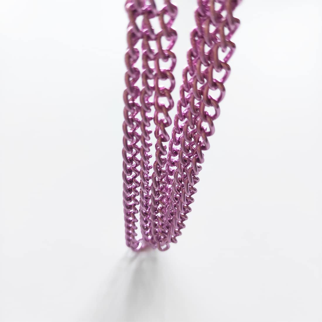 Verstellbare Klemmen Mit Metallkette Für Frauen – Dekorative Clips Aus Legierung & Silikon