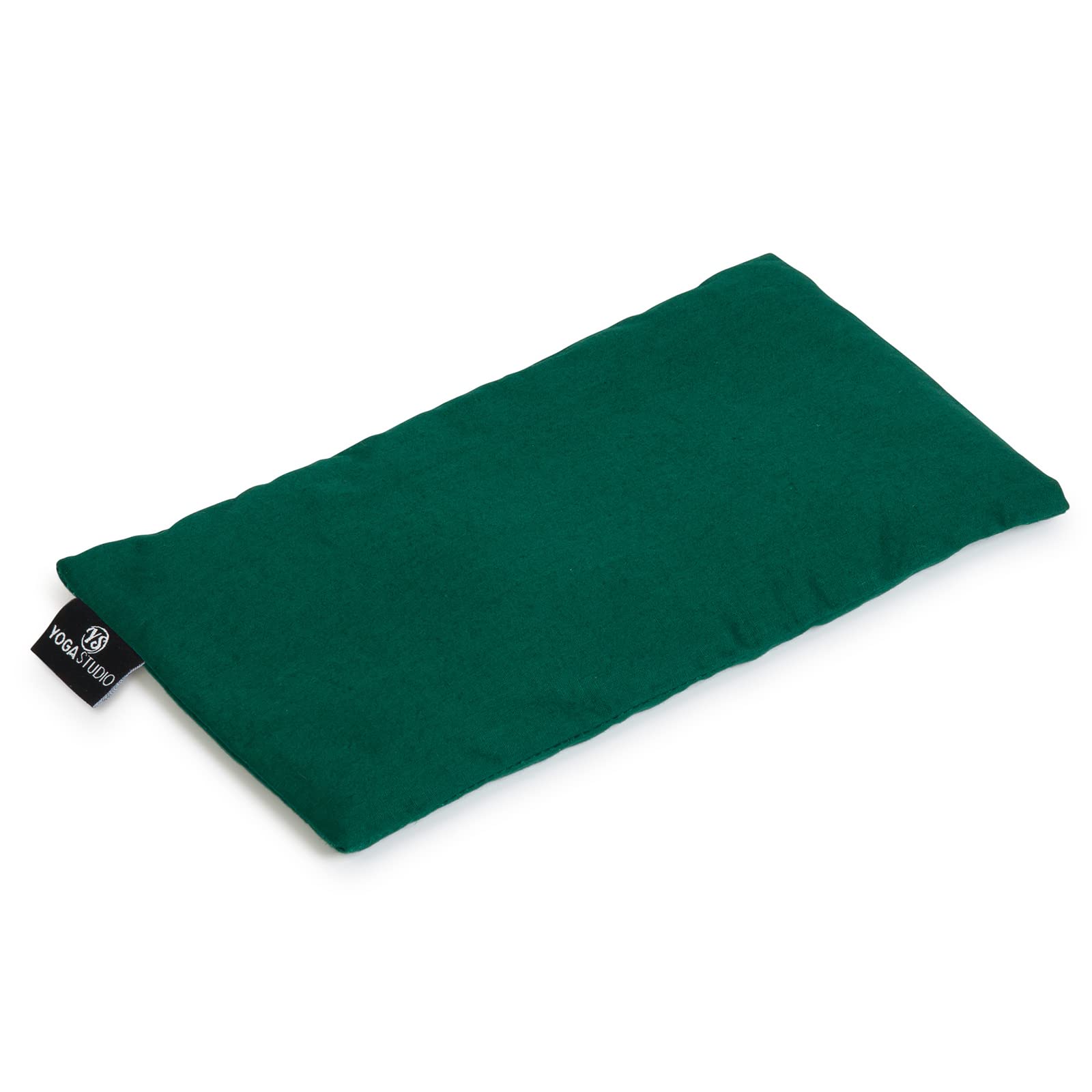 Yoga Studio Cuscino per Occhi Biologico, 23 cm x 12/13 cm, Cuscino da Yoga Biologico profumato alla Lavanda e ai Semi di Lino, per Occhi Stanchi e Mal di Testa