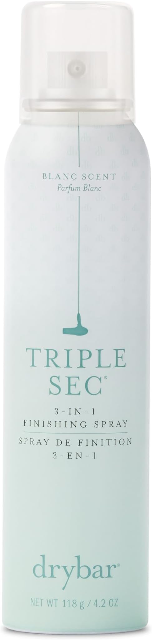Drybar Triple Sec 3-in-1 Finishing Spray, Blanc Scent | Instant Volume and Texture Refresher (4.2 oz)