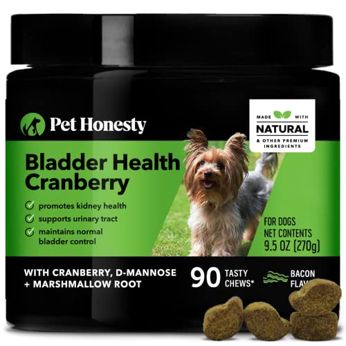 Pet-Honesty-Cranberry-Bladder-Health-for-Dogs--Contains-Active-Ingredients-Cranberry-D-Mannose-to-Help-Support-Dog-Urinary-Tract-Health-Dog-Bladder-Support-Kidney-Support-for-Dogs-Bacon
