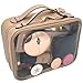 JAZD Clear Makeup Bag Toiletry Bag for Women Cosmetic Case Large Capacity Travel Make Up Bag Organizer Transparent Storage Compartment TSA Approved (BEIGE)