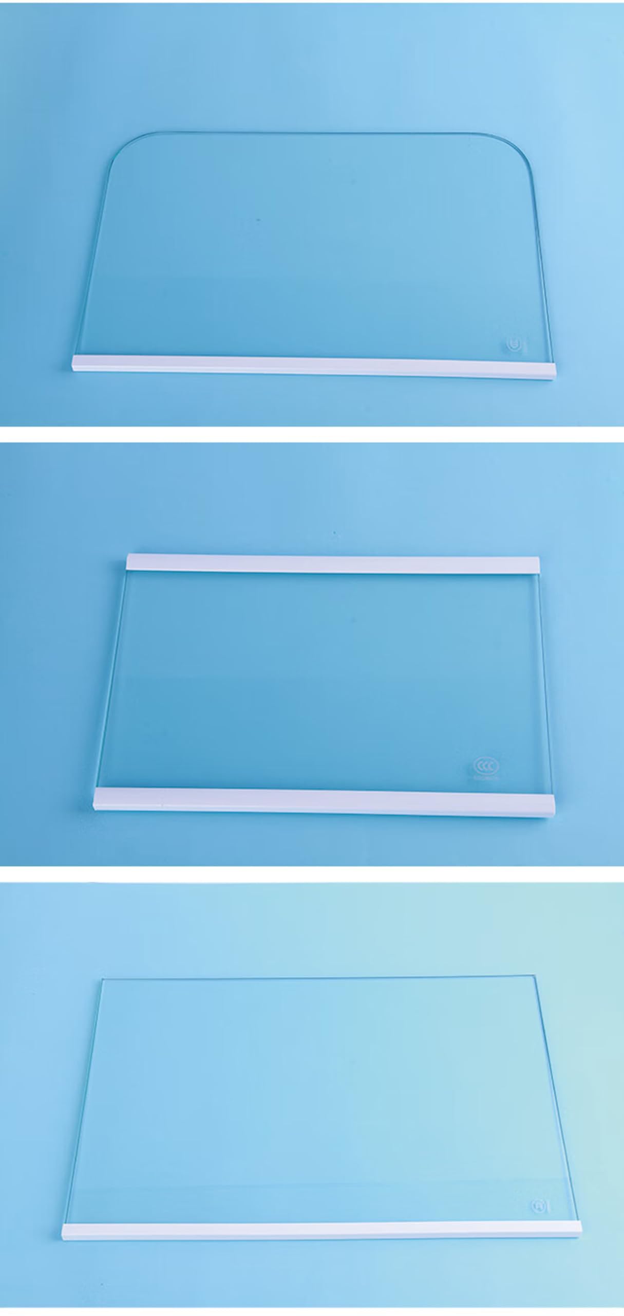 Dessus en Verre de réfrigérateur sur Mesure Remplacement des étagères en Verre à Fond en Verre pour réfrigérateurs