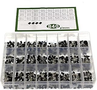 840PCS/Set 24Values TO-92 Transistor Assortment Kit PNP/NPN BC327 BC337 BC517 BC547 2N2222 2N3904 2N5401 C1815 C945 S8550 S9012