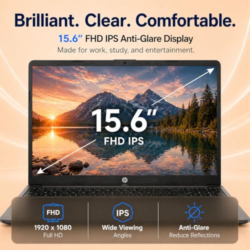 Image of HP 255 G10 Business Laptop • AMD Ryzen 7 7735U • 15.6 inch FHD IPS Display • Dedicated Copilot Key • 16GB DDR5 RAM • 512GB SSD • HDMI • Wi-Fi 6 • BT 5.4 • Fast Charging • Windows 11 Pro • WOWPC USB