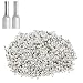 XHF 1000 PCS AWG 22 Ferrule Crimper Plier Insulated Crimp Pin Terminal Cord End Terminals, Wire Ferrules Terminals, Wire Connector, Insulated Cord Pin End Terminal 0.55mm² White