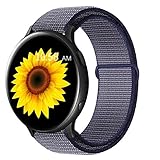 Watdpro 20mm Nylon Sport Quick Release Bands Compatible with Samsung Galaxy Watch 42mm/Active2 44mm 40mm/Gear Sport/Gear S2 Classic/Garmin Vivoactive 3/Forerunner 645/Ticwatch for Women & Men