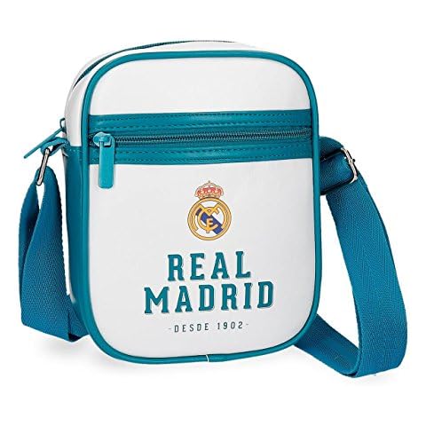 Bolso Bandolera Real Madrid RM GOL 2.34L Blanco Cover