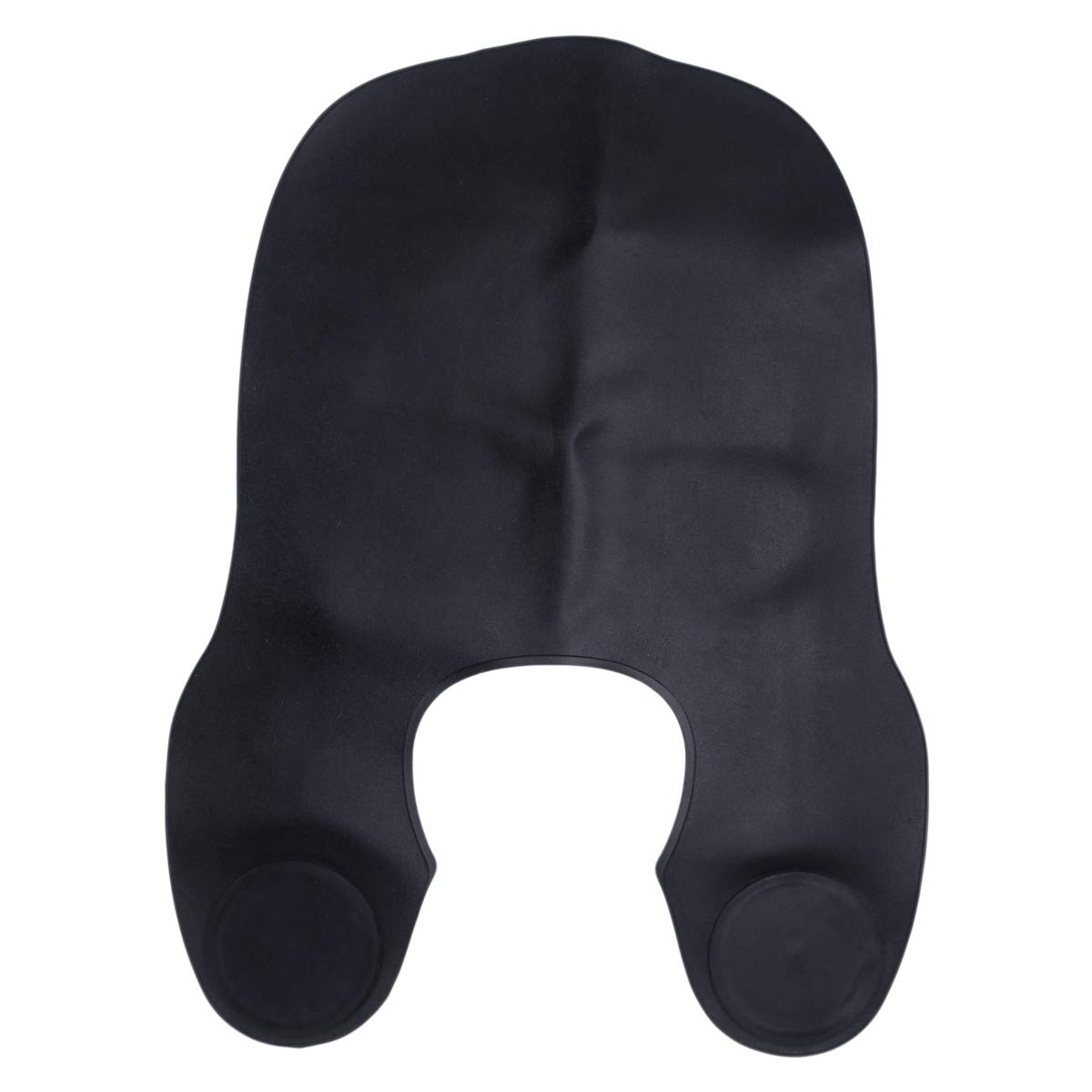 Capa de Silicona Negra para Teñir el Cabello de Peluquería | Secado Rápido, Protege la Ropa, Uso en Hogar y Salón, Apta para Niños y Adultos