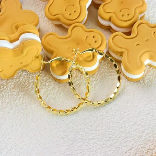 ToHeart Thin Gold Hoop Earrings for Women 14K Gold Hoop Earrings Hypoallergenic Dainty Party Gifts3