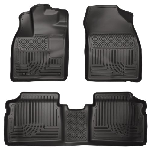 Tapis de sol Toyota Prius 2013-2015 Husky Liners Weatherbeater noir protection avant arrière