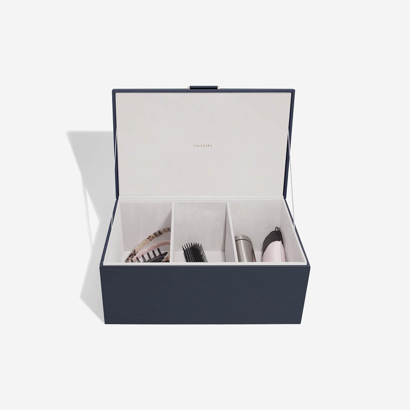 Stackers Navy & Gold Medium Storage Box