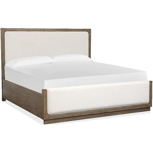 Magnussen Home Westbourne Dark Umber Queen Upholstered Panel Bed