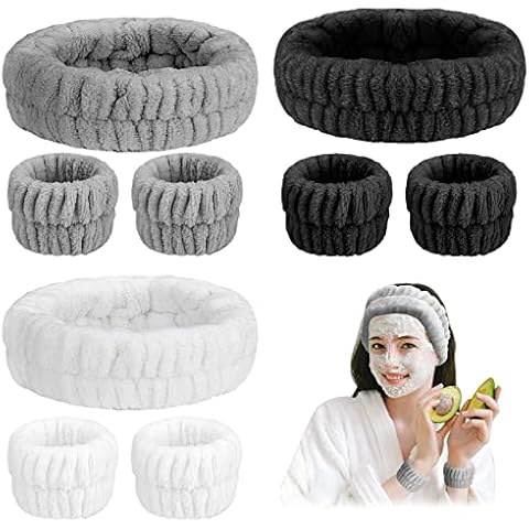 AIEX 9piezas Diadema de Spa Facial Cover