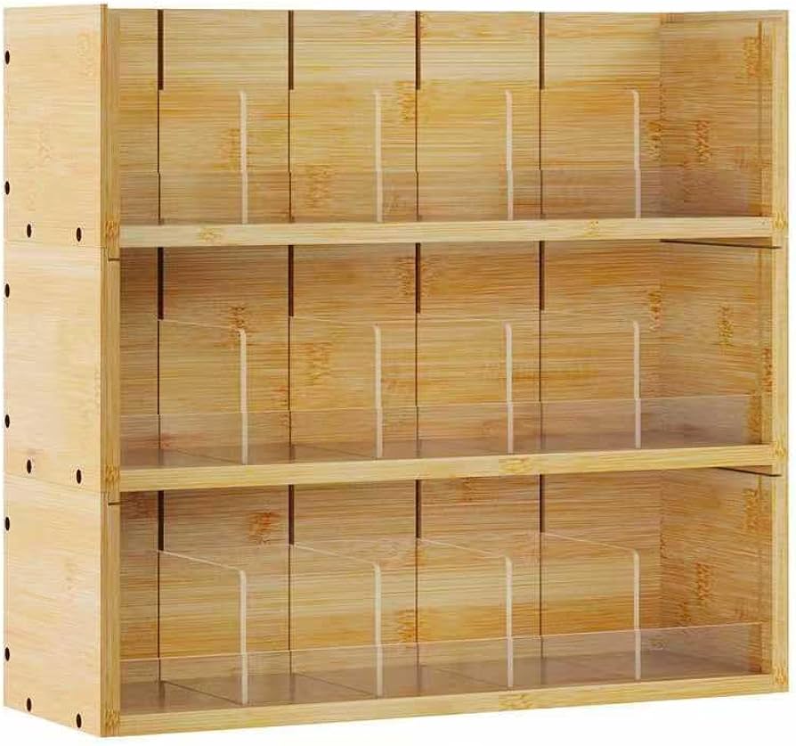 Amazon | X-cosrack 竹製ティーバッグオーガナイザー収納ボックス 3段 Amazon | X-cosrack 竹製ティーバッグオーガナイザー収納ボックス 3段