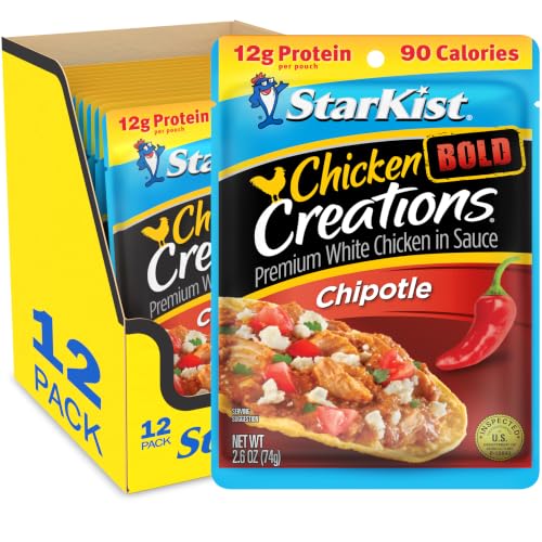 Image of StarKist Chicken Creations BOLD Chipotle, 2.6oz Pouch, 12-Pack