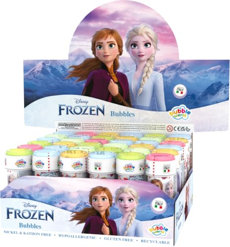 Burbujas Frozen Dulcop de jabón para regalar como recuerdo en celebraciones y cumpleaños de niños